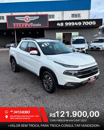 FIAT TORO 2.0 16V TURBO DIESEL FREEDOM 4WD AT9 FIAT TORO 2.0 16V TURBO DIESEL FREEDOM 4WD AT9